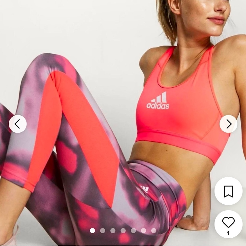 Adidas “Design to Move” print leggings
